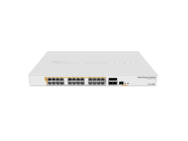 Суич Mikrotik CRS328-24P-4S+RM NaN –  BB Мрежови комутатори