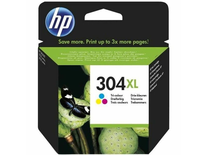 Оригиална касета за мастило HP 304XL Жълт Пурпурен цвят 7 ml NaN –  BB Касети с мастило