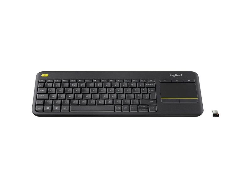 Клавиатура Logitech K400 Plus Черен Безжичен Bluetooth Touchpad AZERTY TV френски NaN –  BB Клавиатури