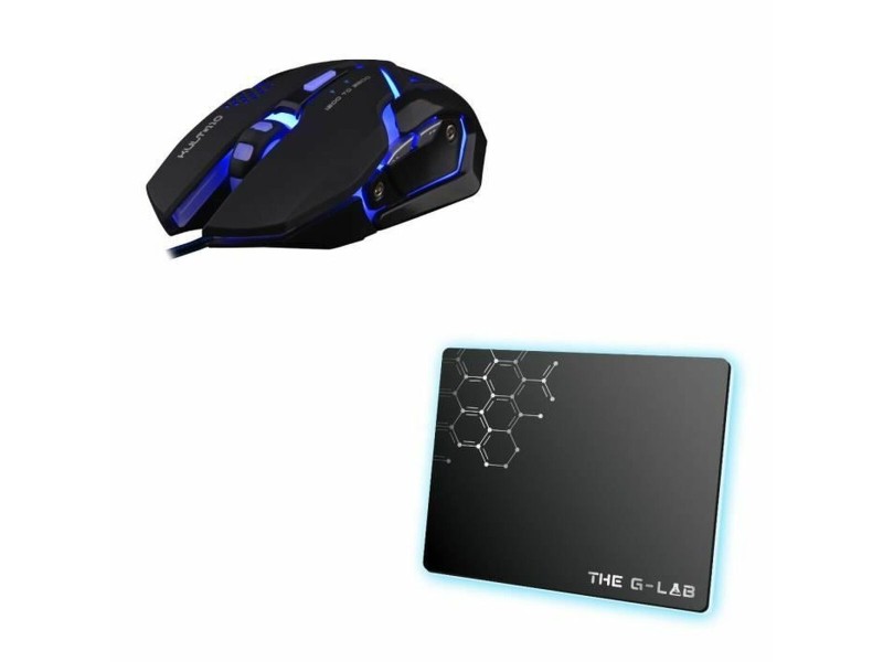 Клавиатура с мишка The G-Lab Combo Argon AZERTY Черен френски AZERTY NaN –  BB Пакети клавиатура и мишка