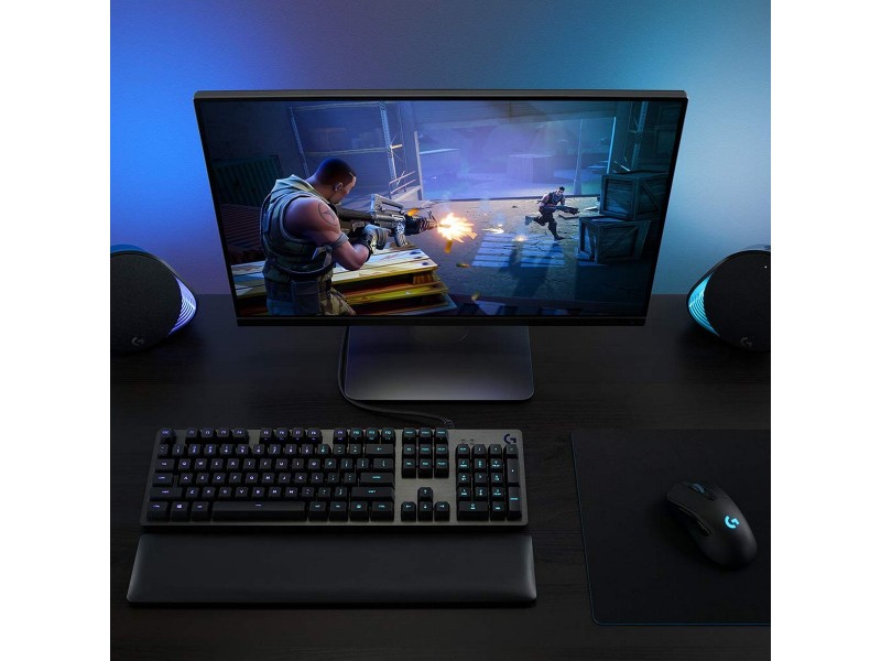 Блуту Клавиатура с Поставка за Таблет Logitech G513 CARBON LIGHTSYNC RGB Mechanical Gaming Keyboard, GX Brown френски AZERTY NaN –  BB Клавиатури
