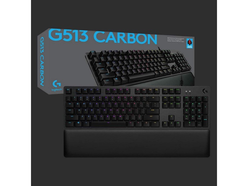 Блуту Клавиатура с Поставка за Таблет Logitech G513 CARBON LIGHTSYNC RGB Mechanical Gaming Keyboard, GX Brown френски AZERTY NaN –  BB Клавиатури