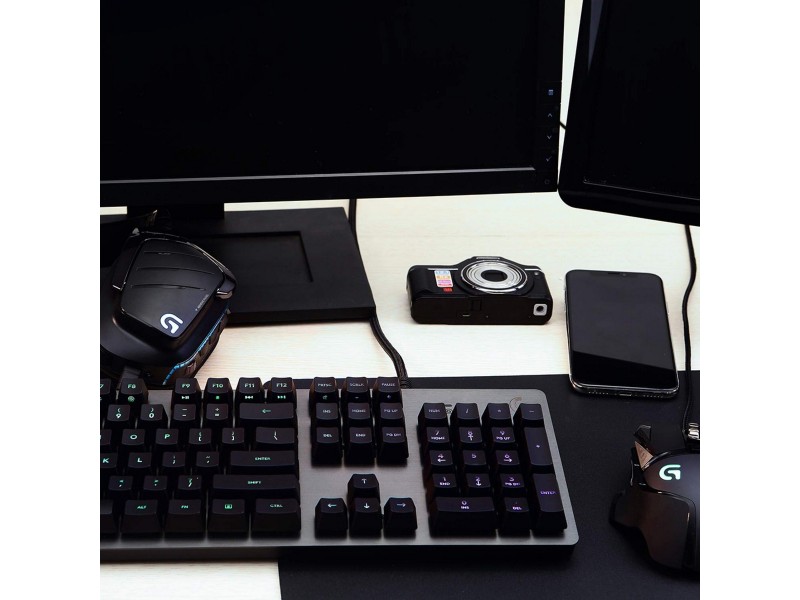 Блуту Клавиатура с Поставка за Таблет Logitech G513 CARBON LIGHTSYNC RGB Mechanical Gaming Keyboard, GX Brown френски AZERTY NaN –  BB Клавиатури
