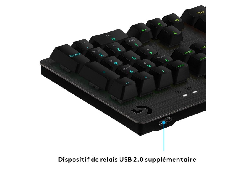 Блуту Клавиатура с Поставка за Таблет Logitech G513 CARBON LIGHTSYNC RGB Mechanical Gaming Keyboard, GX Brown френски AZERTY NaN –  BB Клавиатури