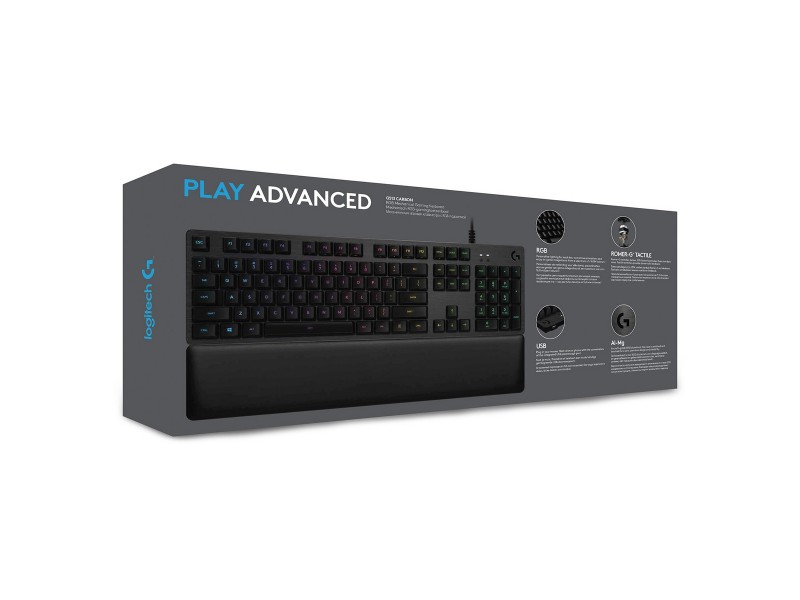 Блуту Клавиатура с Поставка за Таблет Logitech G513 CARBON LIGHTSYNC RGB Mechanical Gaming Keyboard, GX Brown френски AZERTY NaN –  BB Клавиатури