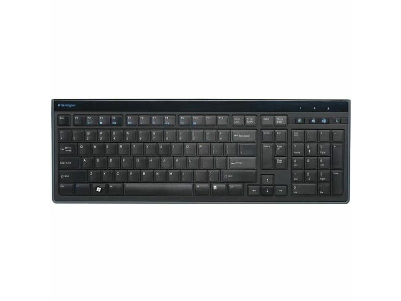 Клавиатура Kensington Advance Fit AZERTY Черен Матово черно френски AZERTY NaN –  BB Клавиатури