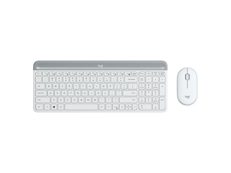Клавиатура с мишка Logitech  MK470 Бял френски AZERTY NaN –  BB Пакети клавиатура и мишка