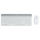 Клавиатура с мишка Logitech  MK470 Бял френски AZERTY NaN –  BB Пакети клавиатура и мишка