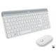 Клавиатура с мишка Logitech  MK470 Бял френски AZERTY NaN –  BB Пакети клавиатура и мишка