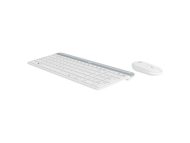 Клавиатура с мишка Logitech  MK470 Бял френски AZERTY NaN –  BB Пакети клавиатура и мишка