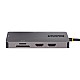 USB извод Startech 120B-USBC-MULTIPORT Сив 15 W NaN –  BB USB хъбове