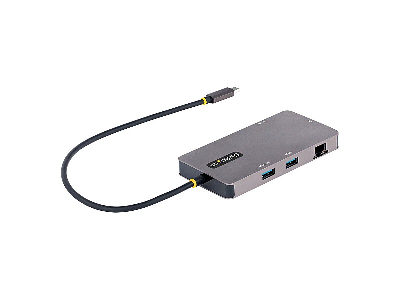 USB извод Startech 120B-USBC-MULTIPORT Сив 15 W NaN –  BB USB хъбове