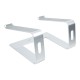 Поставка за ноутбук Startech LAPTOP-STAND-SILVER Алуминий NaN –  BB Кръгли подпори