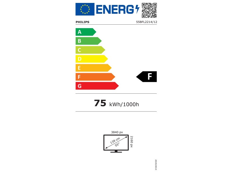 Монитор Videowall Philips 55BFL2214/12 4K Ultra HD 55 NaN –  BB Монитори за видеостена