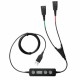 USB Aдаптер Jabra Link 265 USB/QD Черен NaN –  BB USB кабели