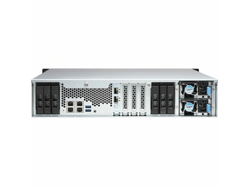 Мрежа за съхранение Qnap TSH1886XURPR2D162232 Черен Черен/Сив 32GB DDR4 SDRAM NaN –  BB Мрежово прикачено хранилище