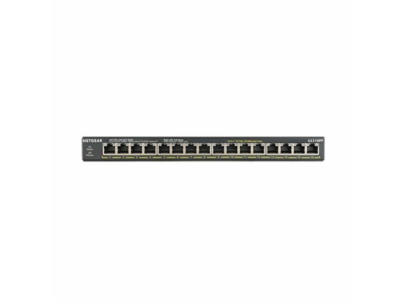 Суич Netgear GS316PP-100EUS NaN –  BB Мрежови комутатори