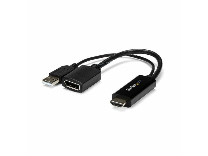 Адаптер за DisplayPort към HDMI Startech HD2DP                Черен 4K NaN –  BB DisplayPort кабели
