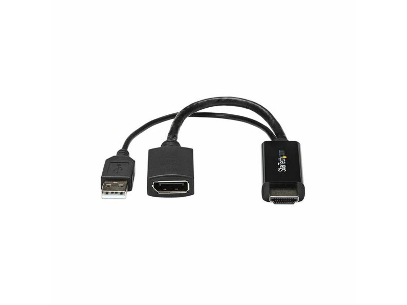 Адаптер за DisplayPort към HDMI Startech HD2DP                Черен 4K NaN –  BB DisplayPort кабели
