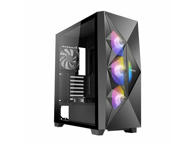 ATX полу-висока кутия Antec 0-761345-80081-5 Черен ATX RGB NaN –  BB Калъфи за настолни компютри