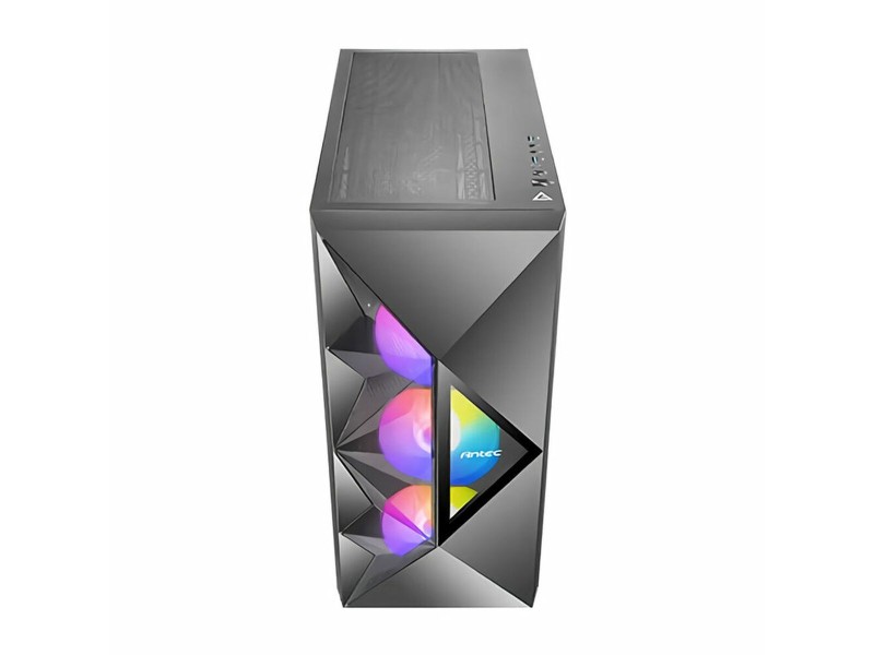 ATX полу-висока кутия Antec 0-761345-80081-5 Черен ATX RGB NaN –  BB Калъфи за настолни компютри