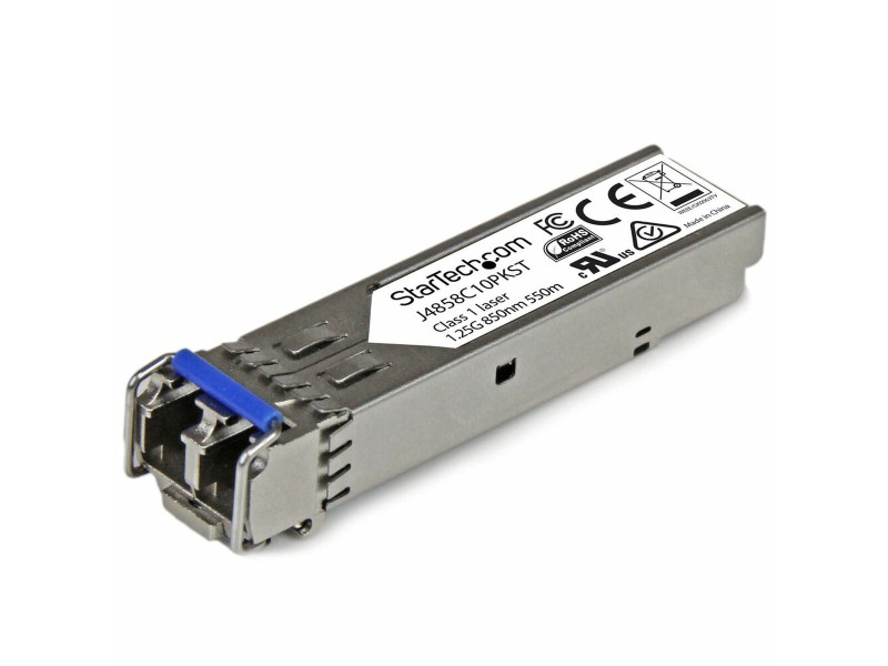 Едномодов оптичен модул SFP Startech J4858C10PKST (10 uds) NaN –  BB Мрежови приемо-предаватели