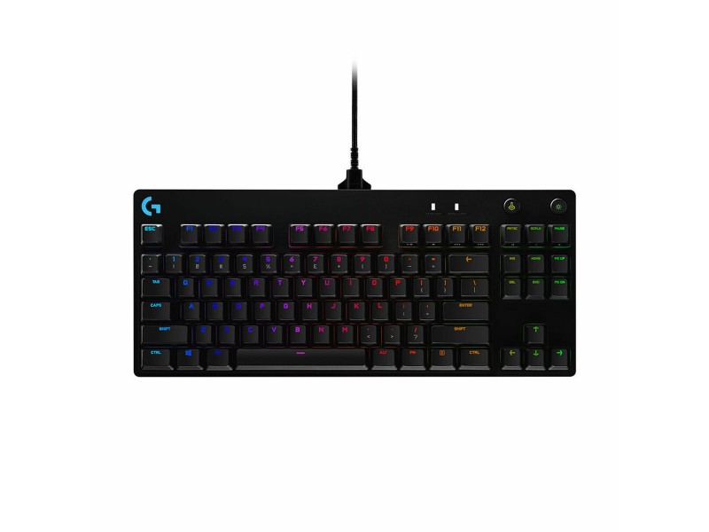 Клавиатура Logitech 920-010593 Черен RGB LED Испанска Qwerty испански NaN –  BB Клавиатури
