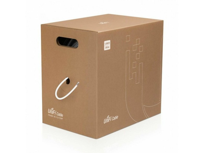 UTP категория 6 твърд мрежови кабел UBIQUITI UC-C6-CMP Бял 305 m NaN –  BB Ethernet кабели