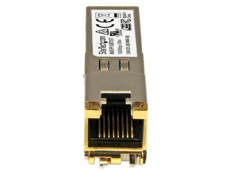 Многомодов оптичен модул SFP Startech MASFP1GBTXST NaN –  BB Мрежови приемо-предаватели