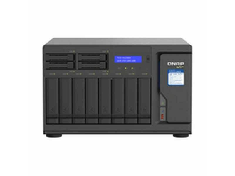 SATA 5.25 калъф за SATA 2.5 Qnap TVS-H1288X-W1250-16G Черен NaN –  BB Мрежово прикачено хранилище