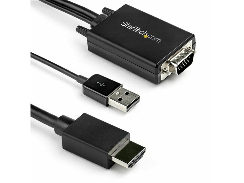 Адаптер HDMI към VGA Startech VGA2HDMM2M           (2 m) Черен NaN –  BB HDMI кабели