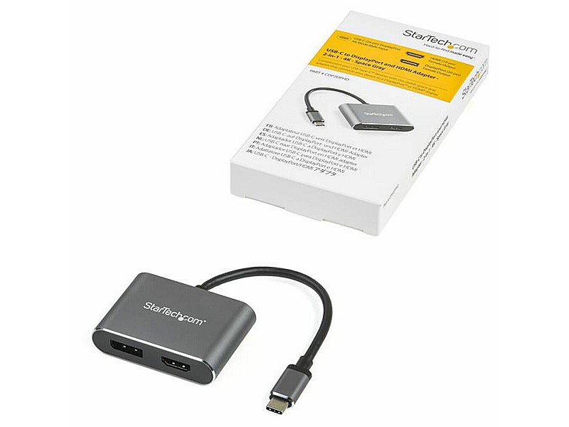 Адаптер от USB C към HDMI/DisplayPort Startech CDP2DPHD 4K Ultra HD NaN –  BB HDMI кабели