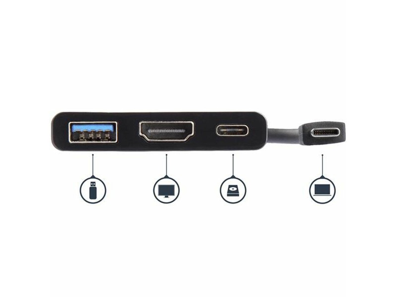 Докинг станция Startech CDP2HDUACP           Черен NaN –  BB HDMI кабели