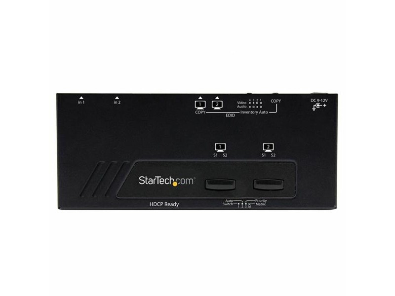 HDMI суич Startech VS222HDQ Черен NaN –  BB HDMI кабели