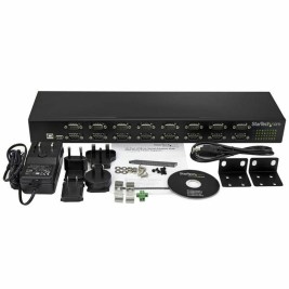 USB извод Startech ICUSB23216FD Черен USB-RS232