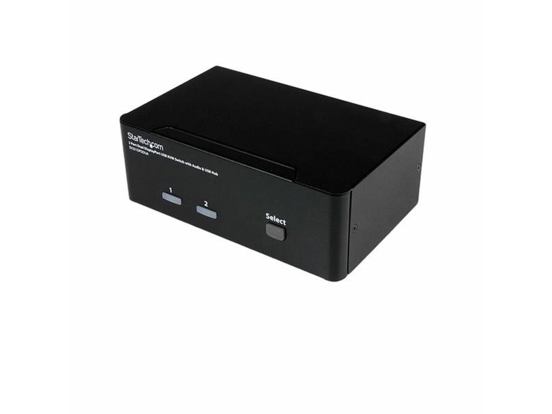 Прекъсвач KVM с 2 порта Startech SV231DPDDUA Черен NaN –  BB KVM превключвател