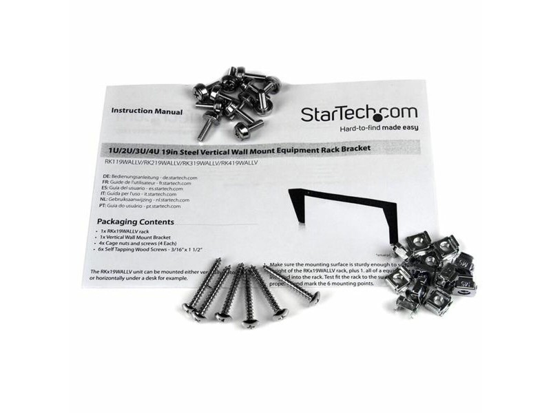 Скоба Startech RK419WALLV NaN –  BB Шкафове и рафтове