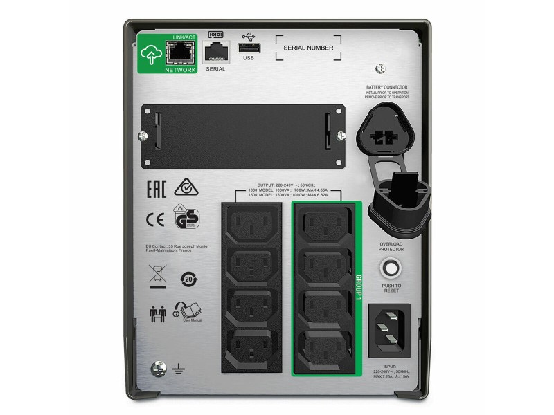 Инрактивен UPS APC SMT1000IC NaN –  BB Непрекъсваеми захранвания