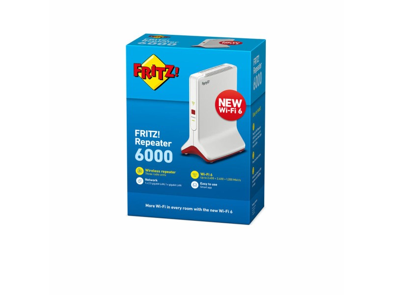 Точка за достъп Fritz! 20002953 6000 Mbit/s Бял NaN –  BB Точки за безжичен достъп