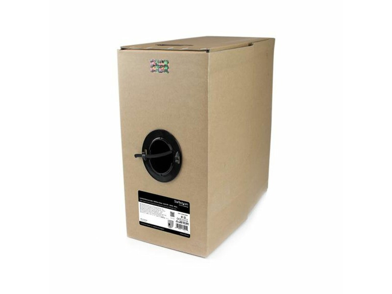 UTP категория 6 твърд мрежови кабел Startech WIR6CMRBK 304,8 m 304,8 m Черен NaN –  BB Ethernet кабели
