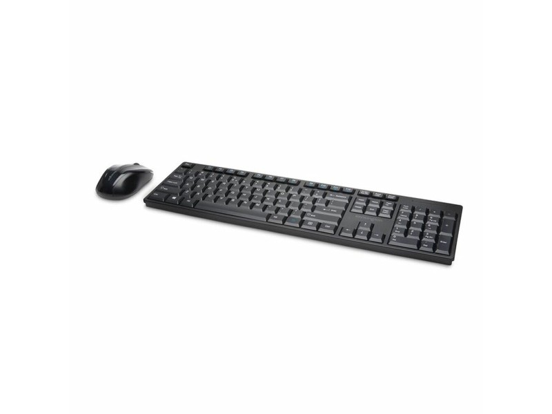 Kлаиатура с безжична мишка Kensington K75230ES Черен испански Испанска Qwerty QWERTY NaN –  BB Пакети клавиатура и мишка