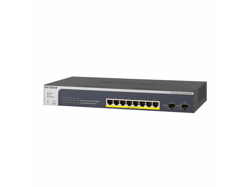 Суич Netgear GS510TPP-100EUS RJ-45 SFP NaN –  BB Мрежови комутатори