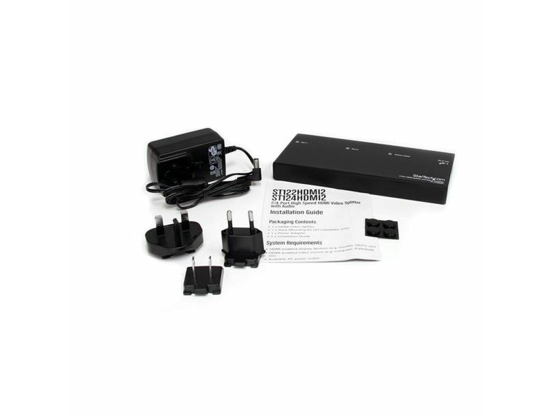 HDMI суич Startech ST122HDMI2 Черен NaN –  BB HDMI кабели