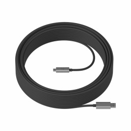 Кабел USB A към USB C Logitech 939-001802 Черен 25 m