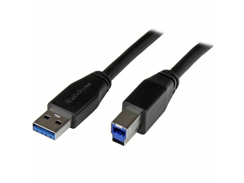Кабел USB A към USB B Startech USB3SAB5M Черен NaN от | techMAG.bg Кабел USB A към USB B Startech USB3SAB5M Черен NaN – BB USB кабели