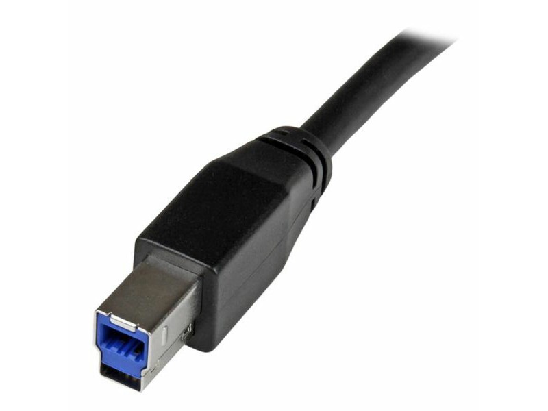 Кабел USB A към USB B Startech USB3SAB5M Черен NaN от | techMAG.bg Кабел USB A към USB B Startech USB3SAB5M Черен NaN – BB USB кабели
