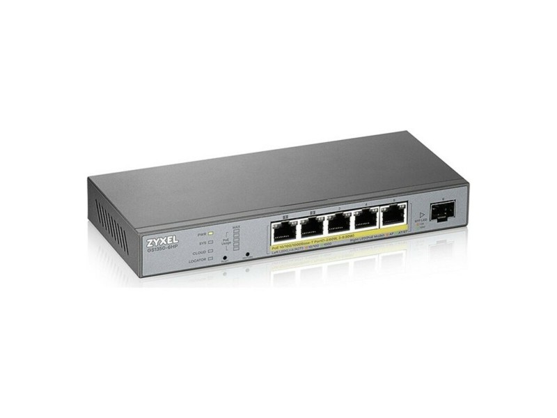 Суич ZyXEL GS1350-6HP-EU0101F 12 Gbps NaN –  BB Мрежови комутатори