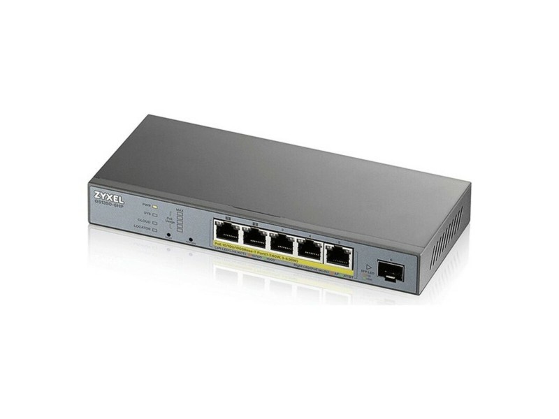 Суич ZyXEL GS1350-6HP-EU0101F 12 Gbps NaN –  BB Мрежови комутатори