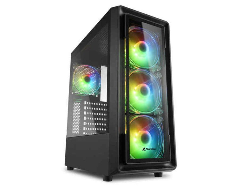 ATX полу-висока кутия Sharkoon 4044951030187 Черен NaN –  BB Калъфи за настолни компютри