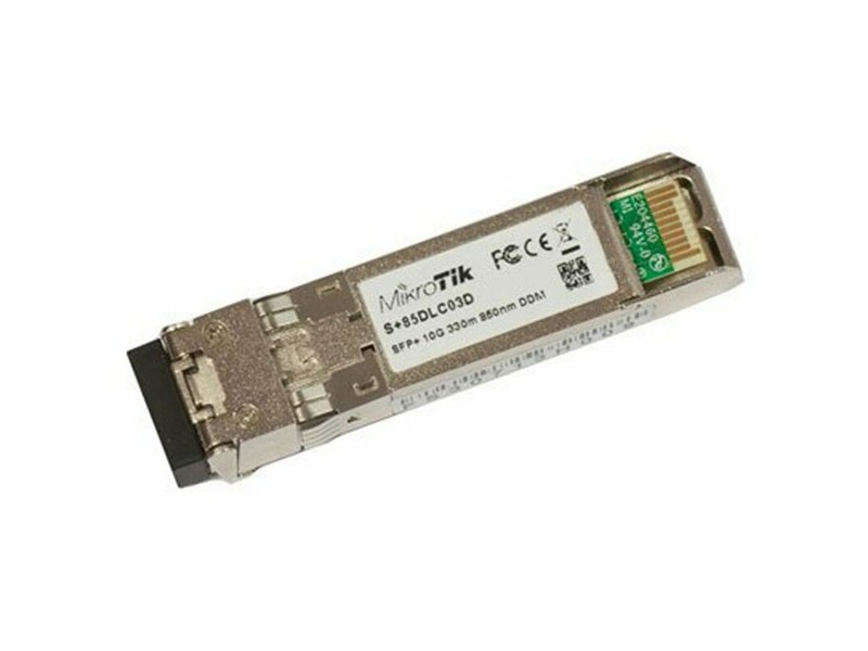 Многомодов оптичен модул SFP+ Mikrotik S+85DLC03D 10000 Mbit/s NaN –  BB Мрежови приемо-предаватели